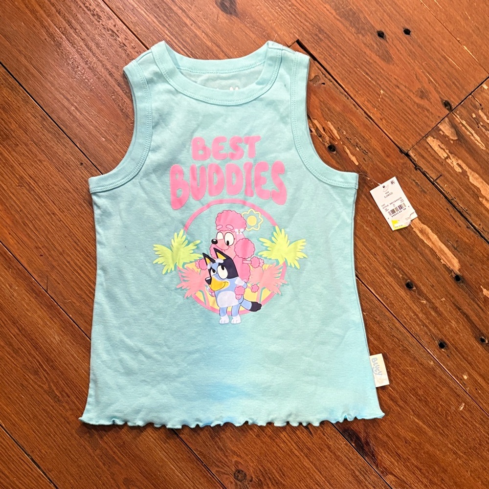 Kids Aqua 'Best Buddies' Graphic Tank Top
